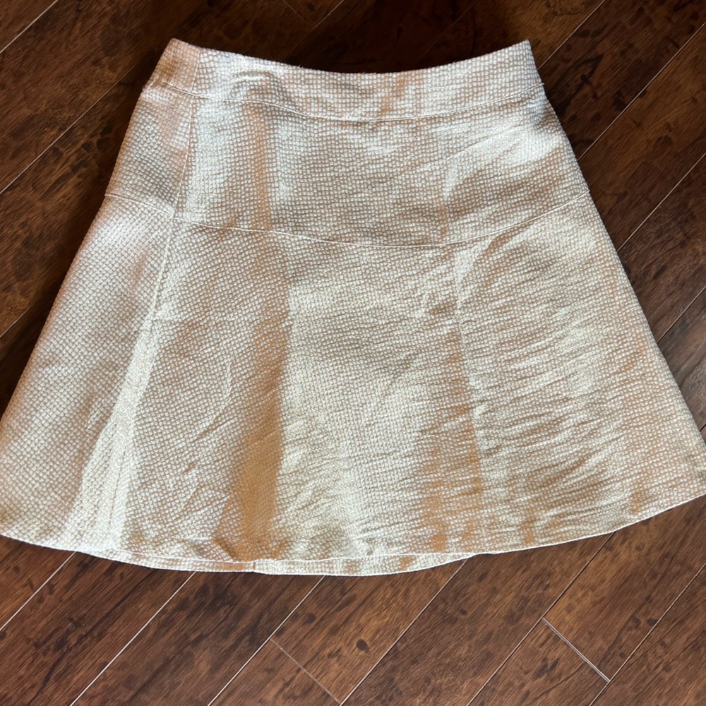 New York & Co Gold Skirt | sz 6